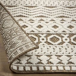 Origins Atlas Graphic Coffee Rug 160 x 230cm - Brown - Wilko - thumbnail 4