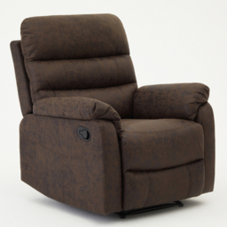 Home Detail Maxwell Brown Air Leather Manual Recliner Armchair - Size: Single - Wilko - thumbnail 5