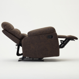 Home Detail Maxwell Brown Air Leather Manual Recliner Armchair - Size: Single - Wilko - thumbnail 7