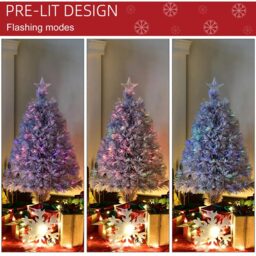 Everglow Fibre Optics White Artificial Christmas Tree 2.5ft - Size: 3ft - Wilko - thumbnail 6