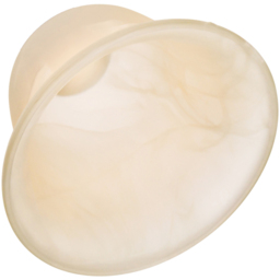 Happy Homewares White Alabaster Glass Shade 2 Pack - Size: 12 x 17 x 17cm - Wilko - thumbnail 6