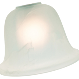 Happy Homewares White Alabaster Glass Shade 2 Pack - Size: 12 x 17 x 17cm - Wilko - thumbnail 7