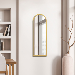 The Arcus Gold Arched Wall Mirror 120 x 40cm - MirrorOutlet - Wilko - thumbnail 3