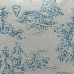 Velosso Toille Blue Tapestry Filled Cushion 43 x 43cm 2 Pack - Wilko - thumbnail 3