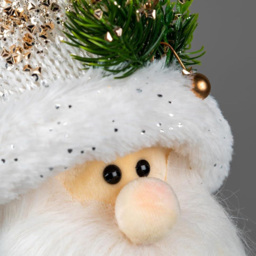 Shatchi Burgundy and Gold Santa Christmas Decoration 58cm - Size: 58 x 12 x 11cm - Pink - Wilko - thumbnail 4
