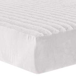 Velosso Double White Jumbo Cord Fitted Bed Sheet - Wilko - thumbnail 1