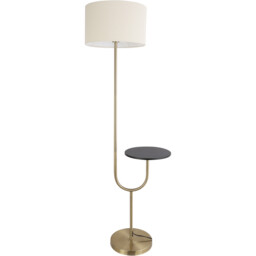 Forrest Floor Lamp with Table Antique Brass - Wilko - thumbnail 3