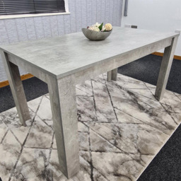Portland 4 Seater Grey Wood Dining Table - Wilko - thumbnail 6