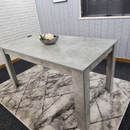 Portland 4 Seater Grey Wood Dining Table - Wilko - thumbnail 5