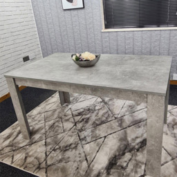 Portland 4 Seater Grey Wood Dining Table - Wilko - thumbnail 7