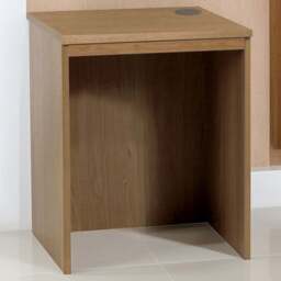 R White Cabinets Small Laptop Desk Brown - Size: 72.8 x 60 x 54cm - Wilko - thumbnail 1