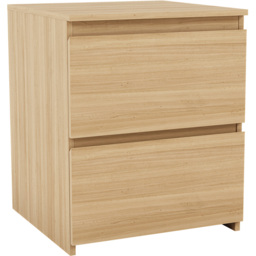 VIDA DESIGNS Denver 2 Drawer Pine Bedside Table - Wood - Wilko - thumbnail 3