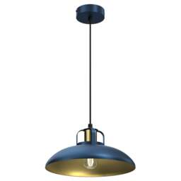 Milagro Felix Blue Pendant Lamp 230V - Size: 29 x 29 x 90cm - Wilko
