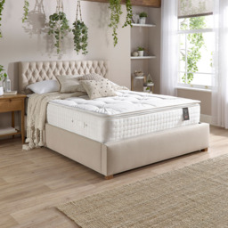 Aspire Single Natural Pillow Top Pocket Mattress - White - Wilko - thumbnail 6