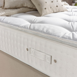 Aspire Single Natural Pillow Top Pocket Mattress - White - Wilko - thumbnail 3