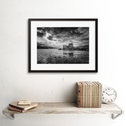 Wee Blue Coo Eilean Donan Castle Scottish Landscape Photo Framed Wall Art Print 30 x 41cm - Size: 43.3 x 33.3 x 1.5cm - Black - Wilko - thumbnail 3