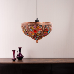 ValueLights Samia Bronze Moroccan Style Easy Fit Uplighter - Size: 23 x 34 x 34cm - Multi - Wilko - thumbnail 3