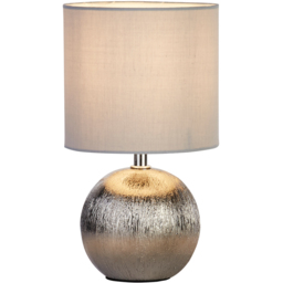Lighting Collection Silver Ball Lamp - Size: 24.5 x 14 x 14cm - Wilko - thumbnail 4