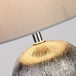 Lighting Collection Silver Ball Lamp - Size: 24.5 x 14 x 14cm - Wilko - thumbnail 5