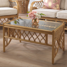 Desser Furniture Oslo 4 Seater Light Oak Jasper Sofa Set with Footstool - Size: 2 Seater - Brown - Wilko - thumbnail 4