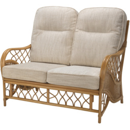 Desser Furniture Oslo 4 Seater Light Oak Jasper Sofa Set with Footstool - Size: 2 Seater - Brown - Wilko - thumbnail 7