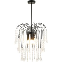 Lenore Ceiling Fitting - Black - Wilko - thumbnail 1