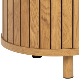 Florence Colima 2 Door Oak Sideboard - Brown - Furniture To Go - Wilko - thumbnail 7
