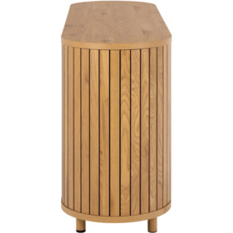 Florence Colima 2 Door Oak Sideboard - Brown - Furniture To Go - Wilko - thumbnail 5