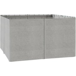 Outsunny 3 x 4m Light Grey Universal Gazebo Replacement Sidewall 4 Pack - Wilko