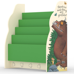 Kidsaw Gruffalo 4 Shelf Green and Cream Bookcase Sling - Wilko - thumbnail 4
