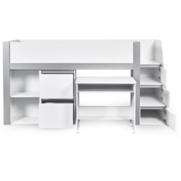 Julian Bowen Gaia Single White and Silver Mid Sleeper Bed - Wilko - thumbnail 7