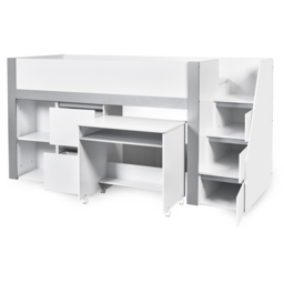 Julian Bowen Gaia Single White and Silver Mid Sleeper Bed - Wilko - thumbnail 6