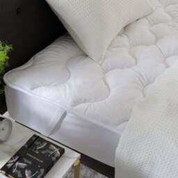 The Lyndon Company Super King Size Velvet Touch Mattress Enhancer - White - Wilko