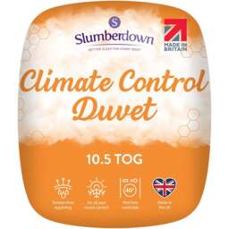 Slumberdown King Size White Climate Control Duvet 10.5 Tog - Wilko - thumbnail 1