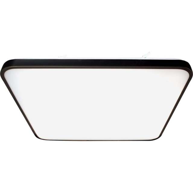 Milagro Fabio Black Ceiling Lamp 47cm 230V - Size: 47 x 47 x 6cm - Wilko - image 1