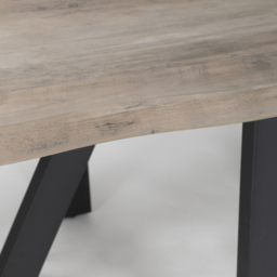 Ezra 6 Seater Dining Table Grey - Size: 4 Seater - Wilko - thumbnail 7
