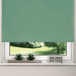 New EdgeBlinds Thermal Blackout Roller Blinds Basil 70cm - Size: W 70cm x D 165cm - Green - New Edge Blinds - Wilko - thumbnail 4