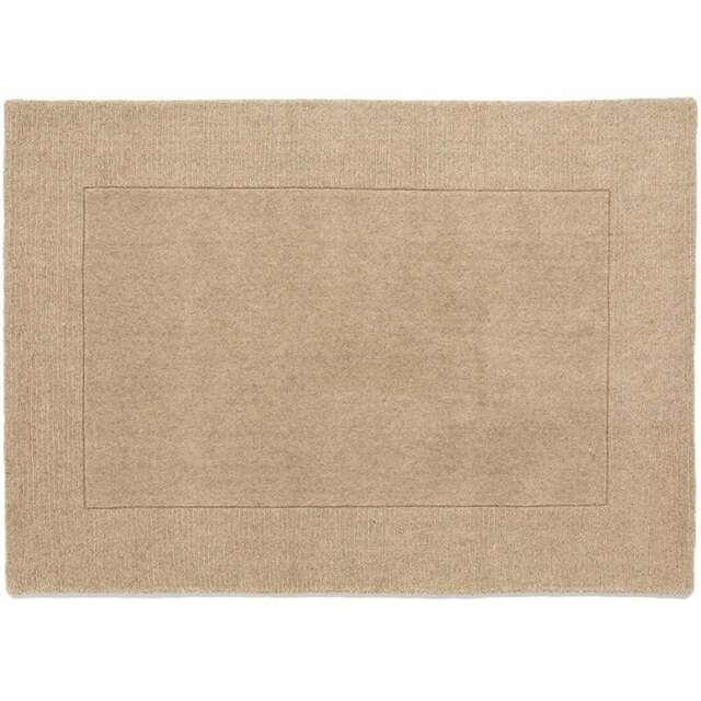 Esselle Home Esme Stone Wool Rug 160 x 230cm - Size: 160 x 230 x 1.8cm - Cream - Wilko - image 1