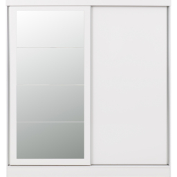 Seconique Nevada 2 Door White Sliding Wardrobe - Wilko - thumbnail 6