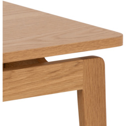Florence Essex Square Oak Coffee Table - Size: 45 x 80 x 80cm - Brown - Furniture To Go - Wilko - thumbnail 5