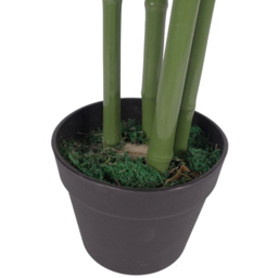 Leaf Bamboo Artificial Plant Pot in Pot 120cm - Size: 120 x 60 x 60cm - Green - Wilko - thumbnail 4