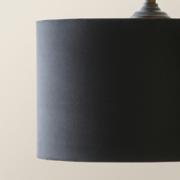 ValueLights Reni Black Velvet and Gold Shade 3 Drop Bar Black Diner LED Ceiling Light - Size: 123.5 x 98 x 25cm - Wilko - thumbnail 4