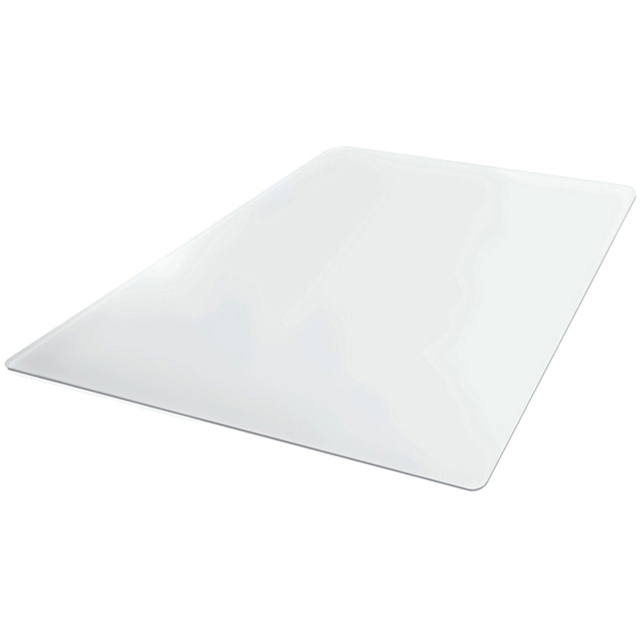 Ecotex Marvec BioPVC Rectangular Chair Mat for Hardwood Floor 116 x 150cm - Size: 150 x 116 x 0.2cm - Clear - Wilko - image 1