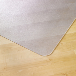 Ecotex Marvec BioPVC Rectangular Chair Mat for Hardwood Floor 116 x 150cm - Size: 150 x 116 x 0.2cm - Clear - Wilko - thumbnail 4