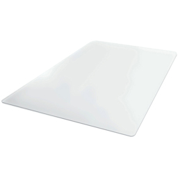 Ecotex Marvec BioPVC Rectangular Chair Mat for Hardwood Floor 116 x 150cm - Size: 150 x 116 x 0.2cm - Clear - Wilko
