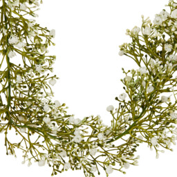 Gypsophila Garland 180cm - Green and White - Wilko - thumbnail 5