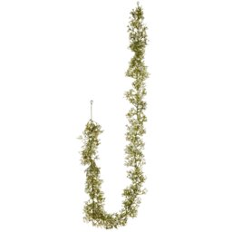 Gypsophila Garland 180cm - Green and White - Wilko - thumbnail 1