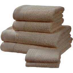 Rapport Home Chatsworth Super Soft 600gsm Combed Cotton Cream Hand Towel - Wilko