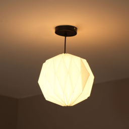 ValueLights Astrid White Paper Easy Fit Shade - Size: 28 x 28 x 28cm - Wilko - thumbnail 3