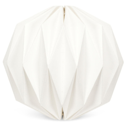 ValueLights Astrid White Paper Easy Fit Shade - Size: 28 x 28 x 28cm - Wilko - thumbnail 1